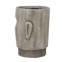 The Novogratz Brown Contemporary Planter, 13" x 14" x 18"