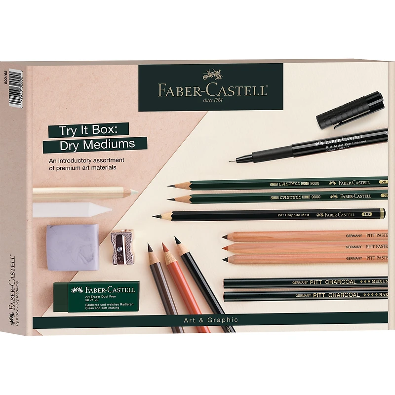 Faber-Castell® Dry Mediums Art & Graphic Try It Box Set