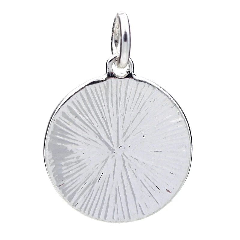 Silver Plated Sweet 16 Disc Charm by Bead Landing™