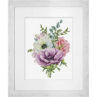 Luca-S Anemone Counted Cross Stitch Kit