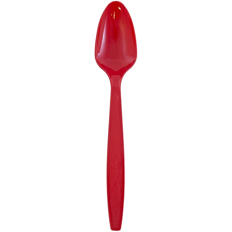 JAM Paper Red Spoons, 100ct.