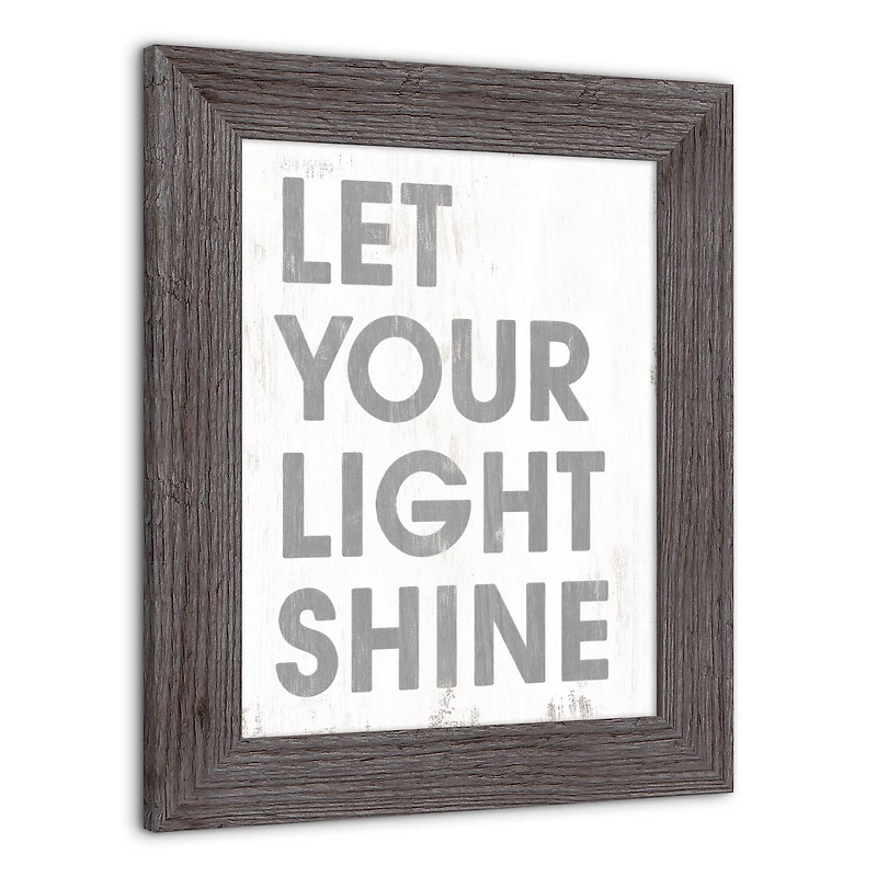 Let Your Light Shine Western Framed Print