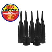 JAM Paper 5.5oz. Plastic Champagne Flutes