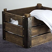 Rustic Farmhouse Storage Crates Set