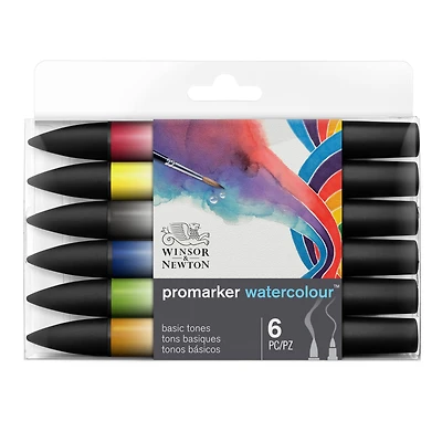Winsor & Newton® ProMarker™ Basic Tones Watercolor Marker Set