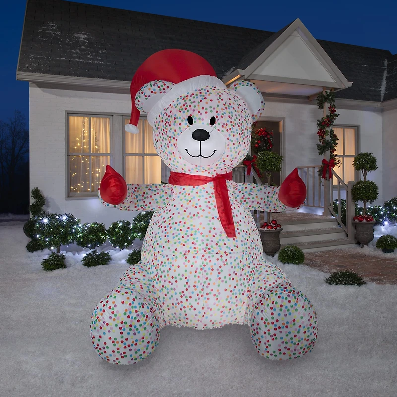 Airblown® Animated Hugging Candy Sprinkles Bear