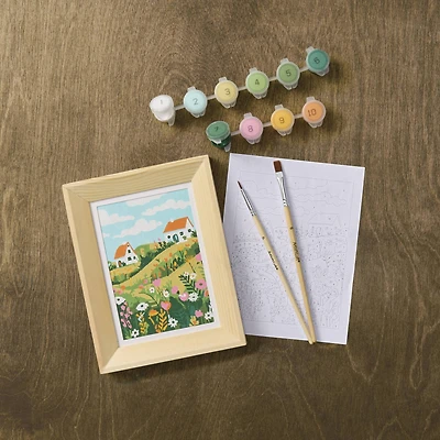 Hillside Cottage Paint-by-Number Framed Mini Kit by Artist's Loft®
