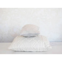 Hello Honey® Cream Cotton Jacquard Pillow