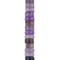 Purple Agate Heishi Beads by Bead Landing