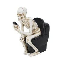 6.5" Skeleton with Toilet Tabletop Décor by Ashland®