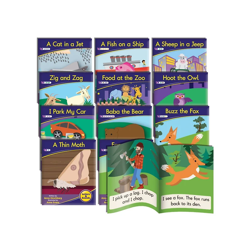 Junior Learning® Phonics Readers Fiction Learning Set