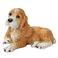 Design Toscano 10" Brown Cocker Spaniel Puppy Dog Statue