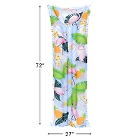 Pool Central 6ft. Inflatable Pink Flamingo Swimming Pool Float