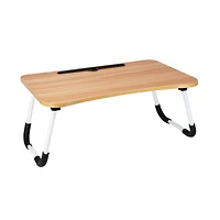 Mind Reader Freestanding Portable Foldable Lap Desk with Fold-Up Legs