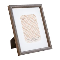 6 Pack: Dark Brown 5" x 7" Frame with Mat, Neutral Basic by Studio Décor®