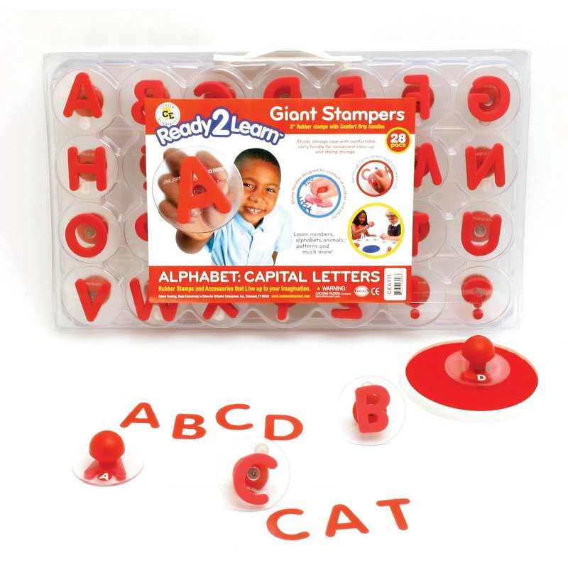 Ready2Learn™ Uppercase Alphabet Letters Giant Stampers, 28ct.