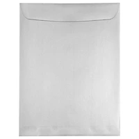 JAM Paper 10" x 13" Silver Stardream Open End Catalog Metallic Envelopes