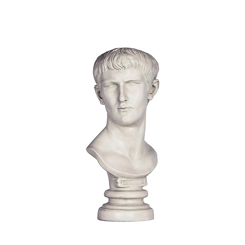 Design Toscano 17.5" Bust Planters of Antiquity Statues Emperor Caligula