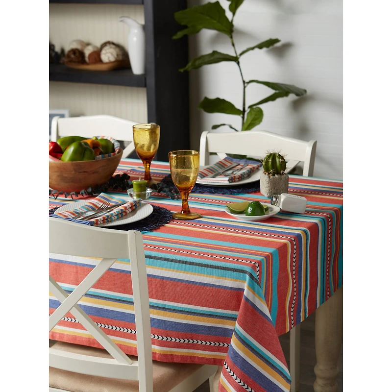 Verano Stripe Tablecloth 60" x 84"