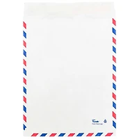 JAM Paper 10" x 13" White Airmail Tyvek Envelopes, 25ct.