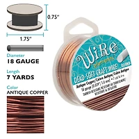 The Beadsmith® Wire Elements™ 18 Gauge Tarnish Resistant Round Soft Temper Wire