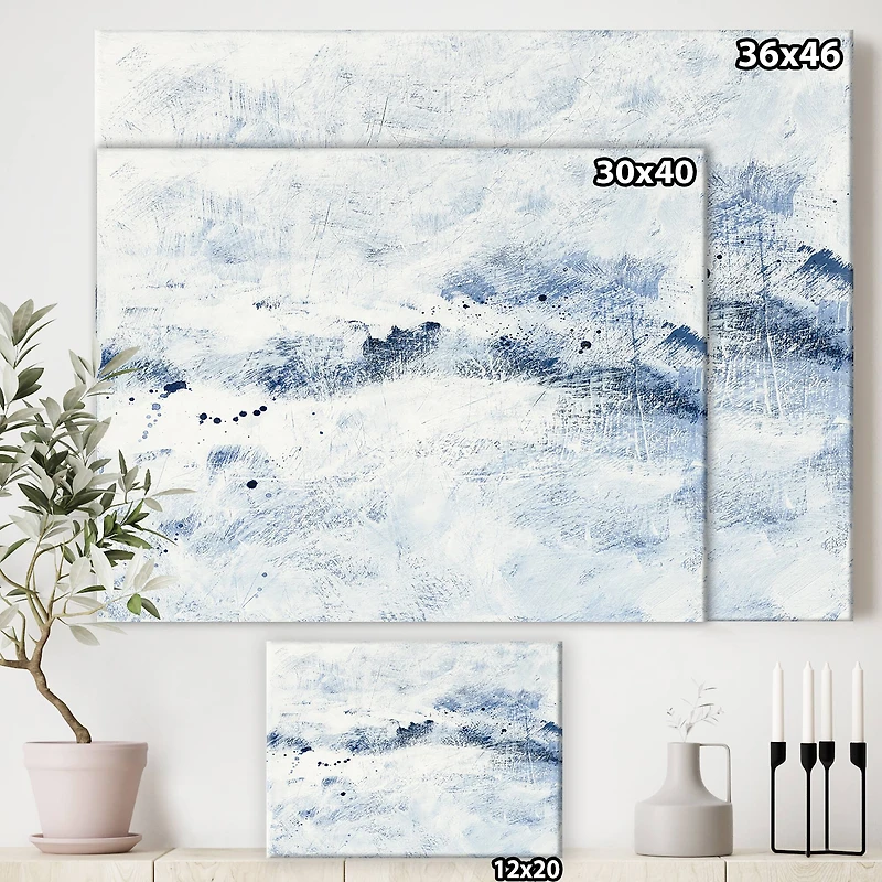 Designart - Blue Wipe Out