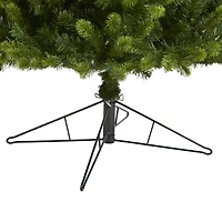 9ft. Pre-Lit Virginia Spruce Artificial Christmas Tree, Warm White LED Lights