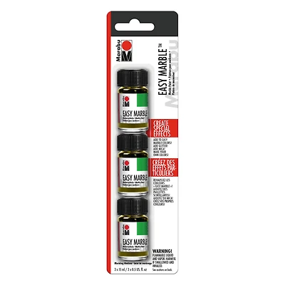 Marabu Easy Marble Clear Colors Starter Set, 15mL