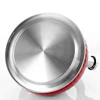 MegaChef 3L Red Stovetop Whistling Kettle