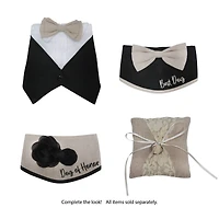 Best Furry Friends Rustic Tuxedo Dog Collar