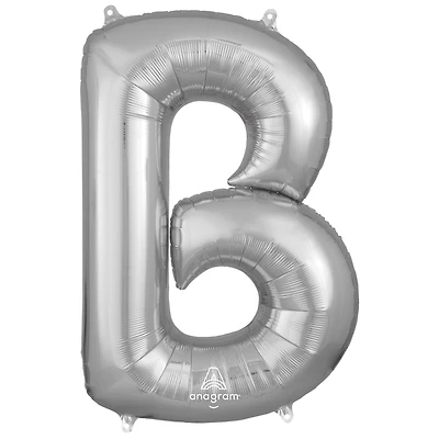 32" Silver Letter Foil Balloon