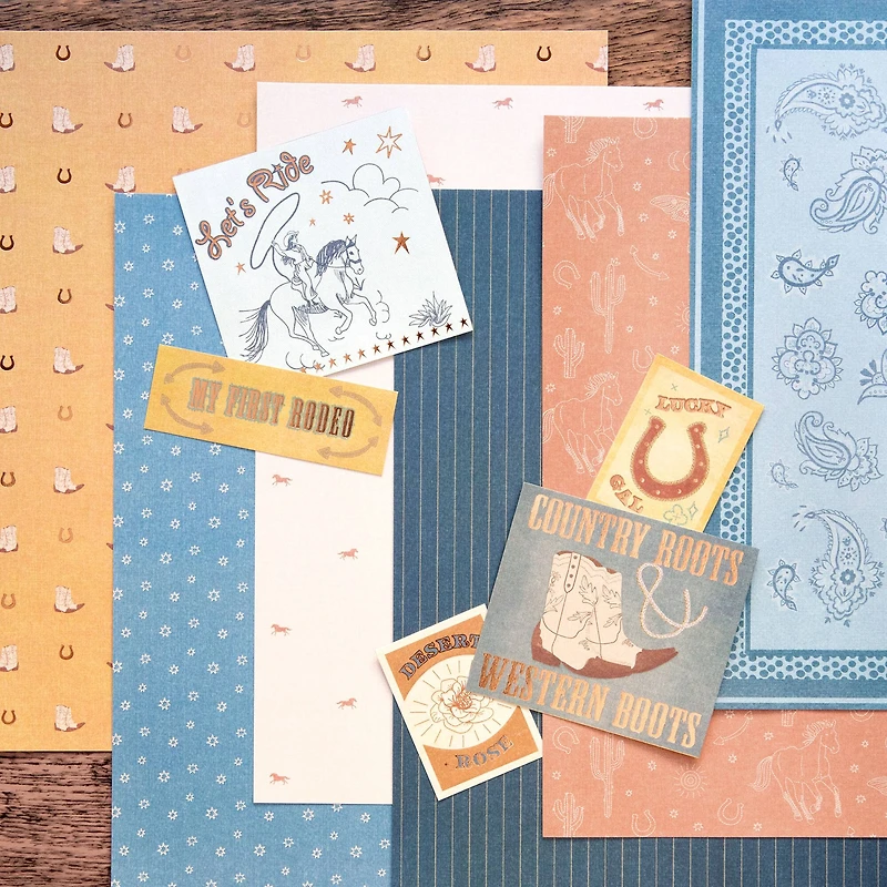 Craft Smith 12" x 12" Westward Drift Paper Pad, 48 Sheets