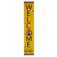 Glitzhome® 42" Wood Bees WELCOME Porch Sign