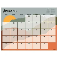 TF Publishing Large 2025 Landscapes Monthly Blotter Desk Pad Calendar