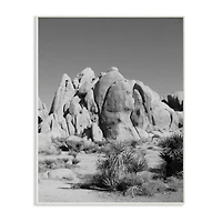 Stupell Industries Black & White Desert Landscape Photograph Wall Plaque