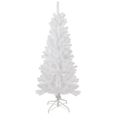 4.5ft. Unlit White Georgian Pine Pencil Artificial Christmas Tree