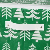 DII® Triple Christmas Tree Print Large Ornament Storage