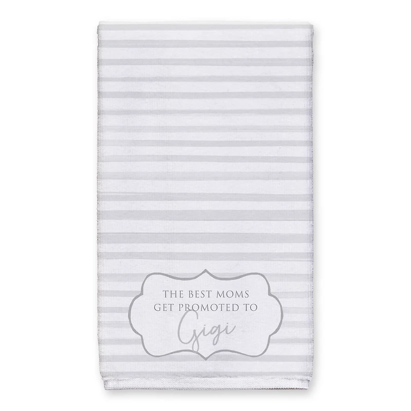 The Best Moms Get Promoted to Gigi Tea Towel Set
