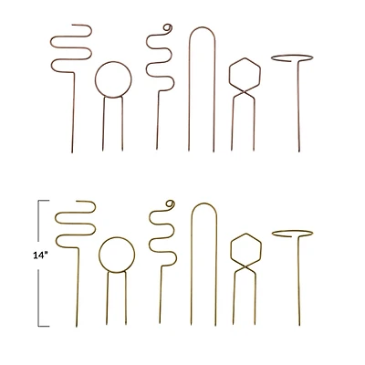 Hello Honey® 14" Copper & Gold Mini Trellis Set