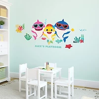 RoomMates Baby Shark Peel & Stick Giant Wall Decal Set with Alphabet