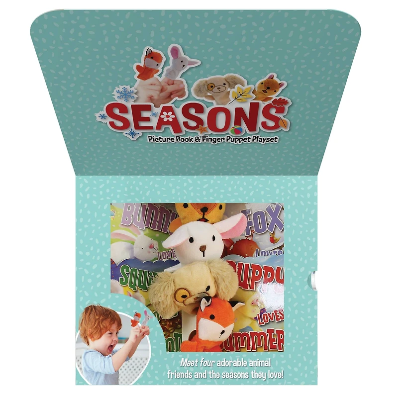 SpiceBox First Library Four Seasons Die-Cut Board Book Set