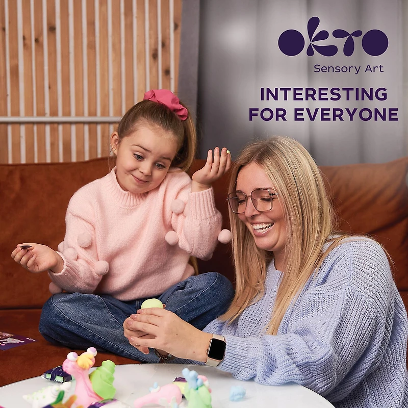 OKTO White & Pastels Air Clay Creativity Kit