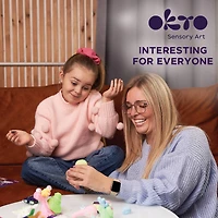 OKTO White & Pastels Air Clay Creativity Kit