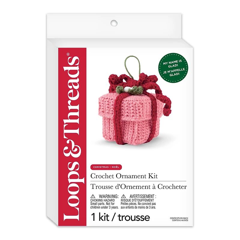 Intermediate Gift Amigurumi Crochet Ornament Kit by Loops & Threads®
