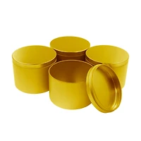 8 Packs: 4 ct. (32 total) 6oz. Gold Candle Making Tins by Make Market®