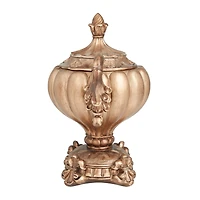 13" Bronze Traditional Decorative Jar