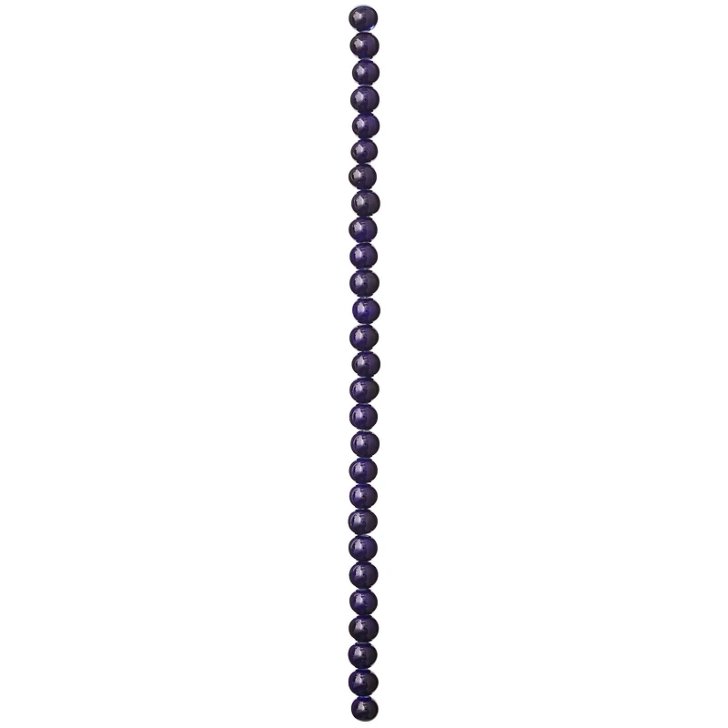 Sapphire Ceramic Round Beads, 8mm by Bead Landing™