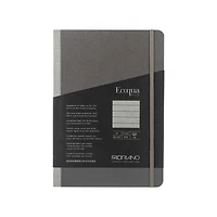 Fabriano® EcoQua Plus A5 Lined Gray Fabric-Bound Notebook