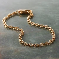 7.5" Gold Anklet Charm Bracelet by Bead Landing™