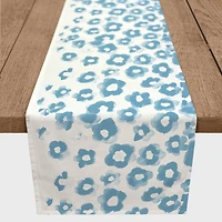 Blue Cheetah Indoor/Outdoor Table Runner